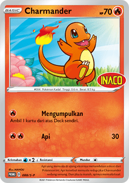 Charmander (S-P/ID 088) Sword & Shield Indonesian Promos