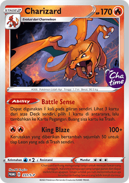 Charizard (S-P/ID 351) Sword & Shield Indonesian Promos