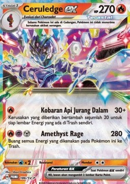 Ceruledge ex (SV-P/ID 186) Scarlet & Violet Indonesian Promos