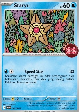 Staryu (SV-P/ID 064) Scarlet & Violet Indonesian Promos