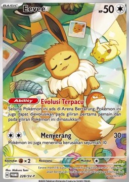 Eevee (SV-P/ID 228) Scarlet & Violet Indonesian Promos
