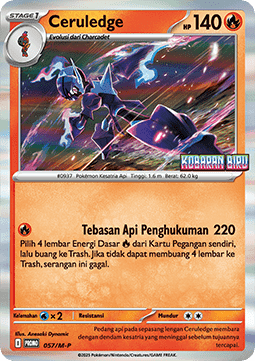 Ceruledge (M-P/ID 057) M-P Indonesian Promos