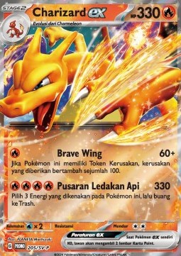 Charizard ex (SV-P/ID 205) Scarlet & Violet Indonesian Promos