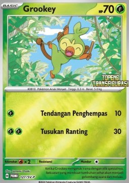 Grookey (SV-P/ID 127) Scarlet & Violet Indonesian Promos