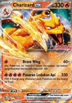 Charizard ex (SV-P/ID 144) Scarlet & Violet Indonesian Promos