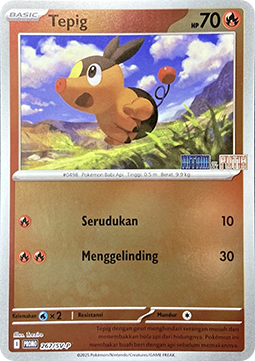 Tepig (SV-P/ID 267) Scarlet & Violet Indonesian Promos