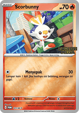 Scorbunny (M-P/ID 011) M-P Indonesian Promos
