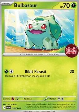 Bulbasaur (SV-P/ID 056) Scarlet & Violet Indonesian Promos