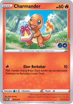 Charmander (S-P/ID 311) Sword & Shield Indonesian Promos