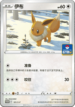 Eevee (S-P/CS 101) Sword & Shield Simplified Chinese Promos