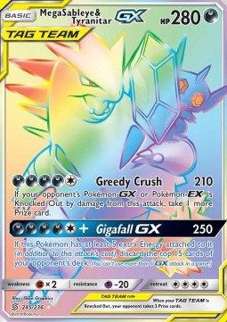 Mega Sableye & Tyranitar GX