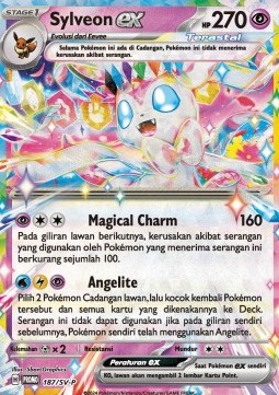 Sylveon ex (SV-P/ID 187) Scarlet & Violet Indonesian Promos