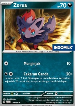 Zorua (SV-P/ID 199) Scarlet & Violet Indonesian Promos