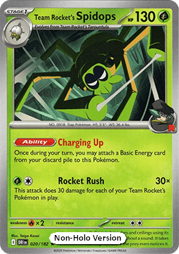 Team Rocket's Spidops