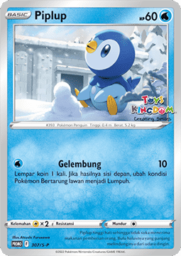 Piplup (S-P/ID 307) Sword & Shield Indonesian Promos