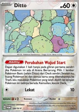 Ditto (SV-P/ID 124) Scarlet & Violet Indonesian Promos