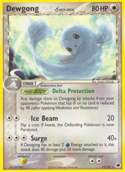 Dewgong δ Delta Species