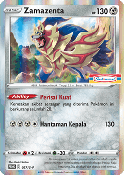 Zamazenta (S-P/ID 027) Sword & Shield Indonesian Promos