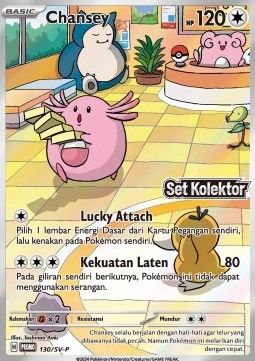 Chansey (SV-P/ID 130) Scarlet & Violet Indonesian Promos