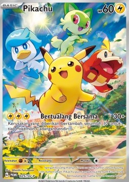 Pikachu (SV-P/ID 025) Scarlet & Violet Indonesian Promos
