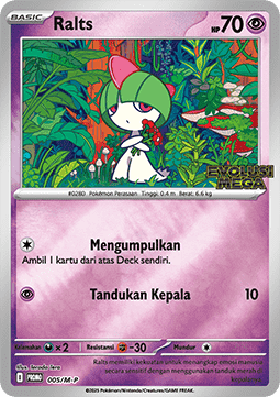 Ralts (M-P/ID 005) M-P Indonesian Promos