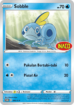 Sobble (S-P/ID 092) Sword & Shield Indonesian Promos