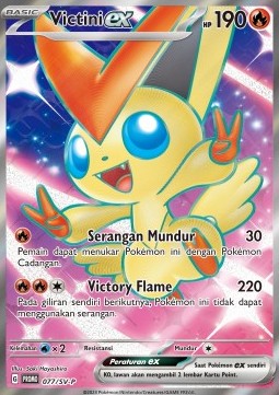 Victini ex (SV-P/ID 077) Scarlet & Violet Indonesian Promos
