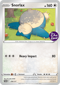 Snorlax (S-P/ID 356) Sword & Shield Indonesian Promos