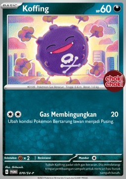Koffing (SV-P/ID 070) Scarlet & Violet Indonesian Promos
