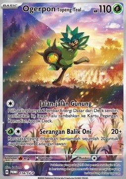 Teal Mask Ogerpon (SV-P/ID 174) Scarlet & Violet Indonesian Promos
