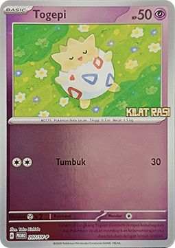 Togepi (SV-P/ID 207) Scarlet & Violet Indonesian Promos