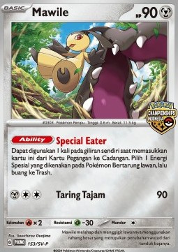 Mawile (SV-P/ID 153) Scarlet & Violet Indonesian Promos